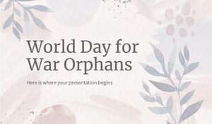 Día Mundial de los Huérfanos de Guerra