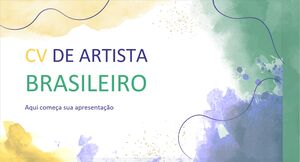 CV del artista brasileño