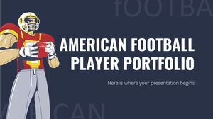 American-Football-Spieler-Portfolio