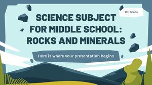 Materia di Scienze per la Scuola Media - 7° Grado: Rocce e Minerali