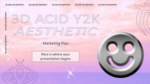 3D Acid Y2K Aesthetics Marketing Plan
