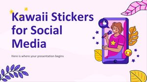 Kawaii Stickers for Social Media