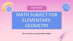 Math Subject for Elementary - 3rd Grade: Geometry