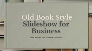 Old Book Style Slideshow for Business