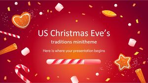 Minithème des traditions du réveillon de Noël aux États-Unis