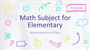 مادة الرياضيات للمرحلة الابتدائية - الصف الثالث: القياس والبيانات