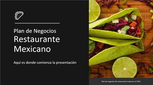 멕시코 레스토랑 사업 계획