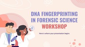 法医学ワークショップにおける DNA フィンガープリンティング