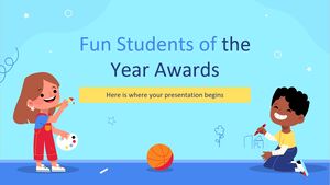 Lustige Auszeichnungen für Studenten des Jahres