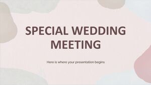 Reunión especial de boda