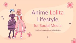 Anime-Lolita-Lifestyle für soziale Medien