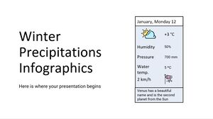 Winter Precipitations Infographics