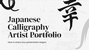 Portofolio Artis Kaligrafi Jepang