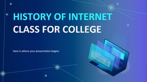 Histoire des cours sur Internet pour le collège