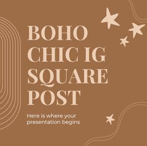 Boho Chic IG Square Post