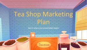 Animationsstudio-Stil: Marketingplan für Teeläden