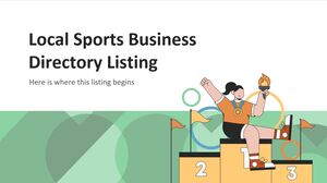 Listado del directorio de empresas deportivas locales