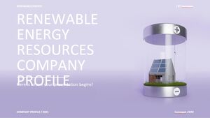Profil de l'entreprise de ressources énergétiques renouvelables