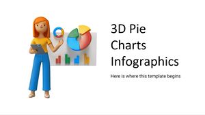 3D 饼图信息图表