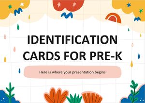 Identification Cards for Pre-K