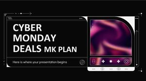 Plan MK des offres du Cyber ​​​​Monday
