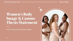 Declaração de tese sobre imagem corporal feminina e cânones