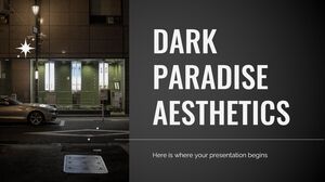 Centre scolaire d’esthétique Dark Paradise
