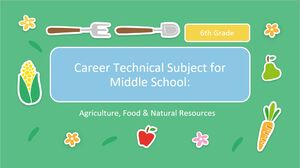 Przedmiot techniczny dotyczący kariery zawodowej dla gimnazjum – klasa 6: rolnictwo, żywność i zasoby naturalne