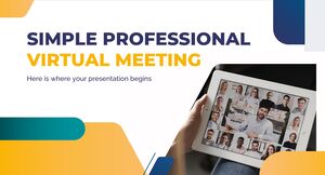Einfaches professionelles virtuelles Meeting