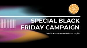 Special Black Friday Campaign