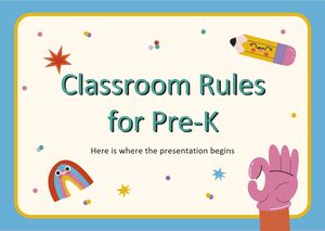 Правила поведения в классе для Pre-K