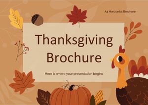 Thanksgiving-Broschüre