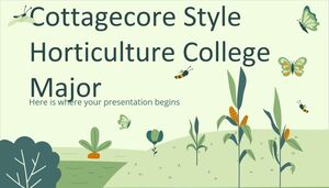 Cottagecore Style Horticulture College Major