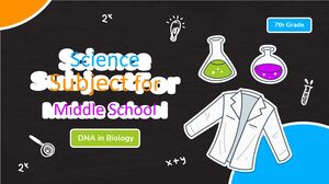 Materia di Scienze per la Scuola Media - 7° Grado: Il DNA in Biologia