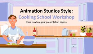 Estilo Estudios de Animación: Taller Escuela de Cocina