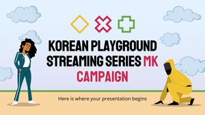 Campagne MK de la série de streaming coréenne Playground