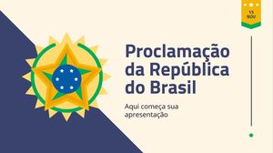 A Proclamação da República Brasileira