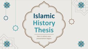 Tesis de historia islámica