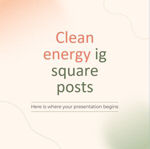 Posturi pătrate IG pentru energie curată