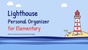 Agenda personale Lighthouse per le elementari