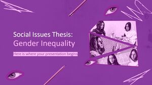 Диссертация по социальным вопросам: гендерное неравенство