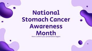 เดือนแห่งความตระหนักรู้เกี่ยวกับโรคมะเร็งกระเพาะอาหารแห่งชาติ