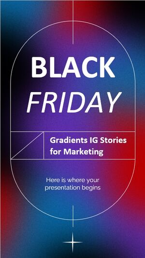 Gradienty z Czarnego Piątku IG Stories dla marketingu