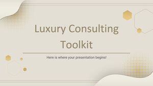Kit de ferramentas de consultoria de luxo