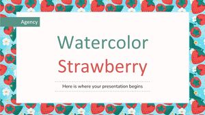 Watercolor Strawberry Agency