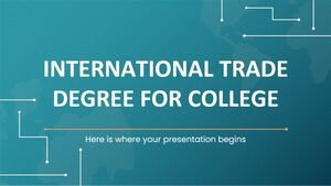 Graduação em Comércio Internacional para Faculdade