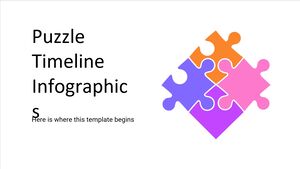 Puzzle Timeline Infographics