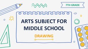 Предмет «Искусство» для средней школы – 7 класс: рисование