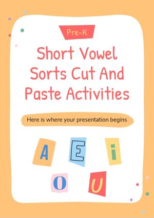 Short Vowel Sorts Cut and Paste Activities