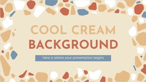Cool Cream Background Pitch Deck